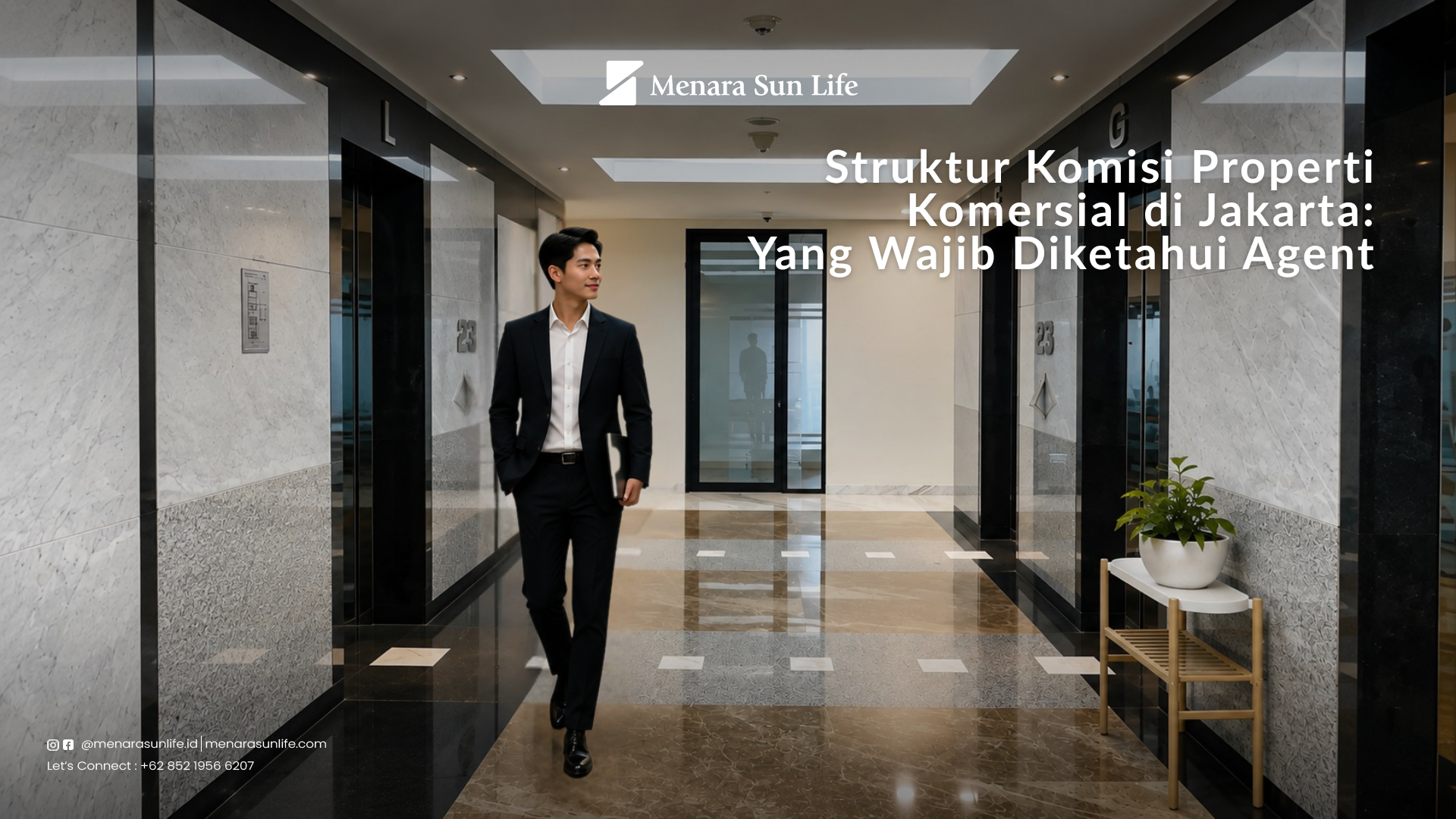 Struktur Komisi Properti Komersial Jakarta Agent properti membahas struktur komisi dan peluang sewa kantor komersial di Jakarta