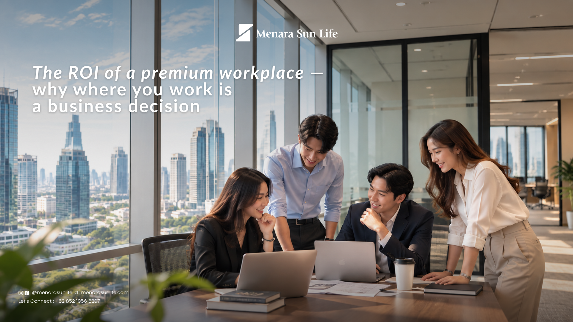 Premium office building in Mega Kuningan, Jakarta at Menara Sun Life