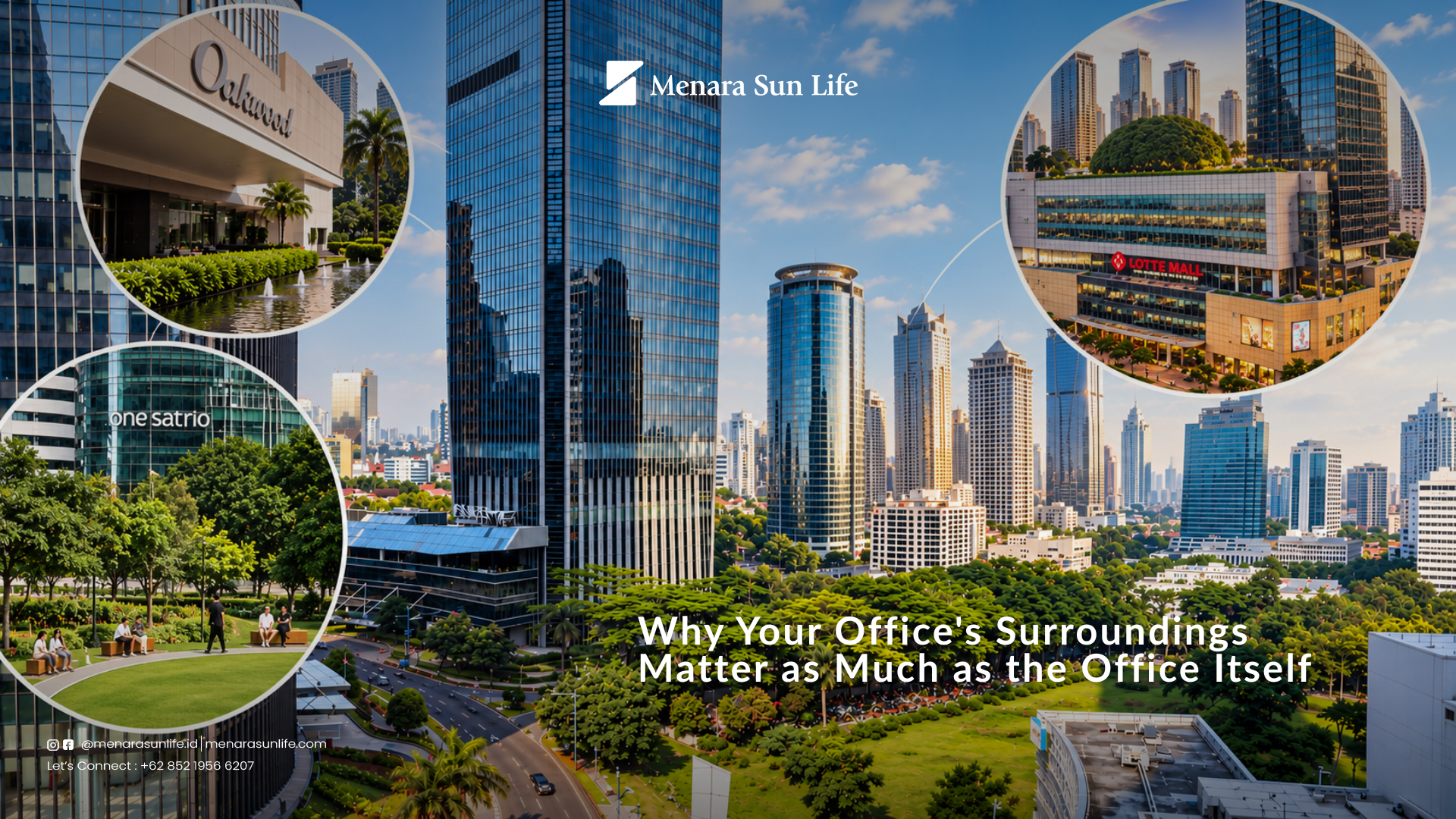 Menara Sun Life office building in Mega Kuningan, Jakarta
